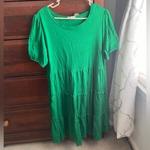 Adorable green dress, great condition, worn once, OBO!